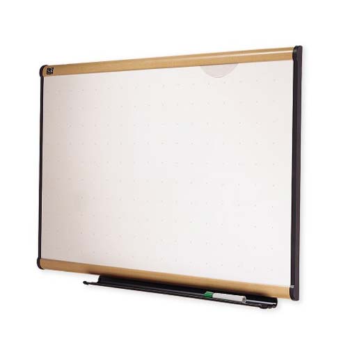 Quartet Prestige Total Erase 71" x 48" Maple Frame Board