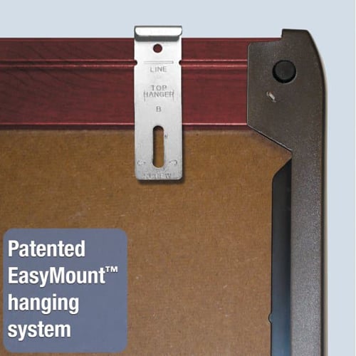 Quartet Prestige Total Erase 71" x 48" Mahogany Frame Board