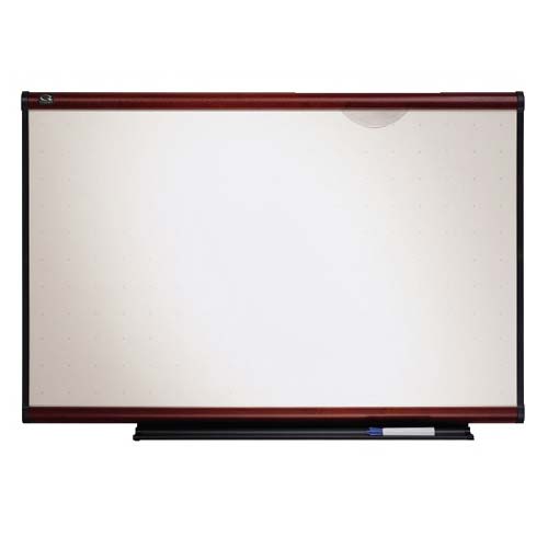 Quartet Prestige Total Erase 95" x 48" Mahogany Frame Board