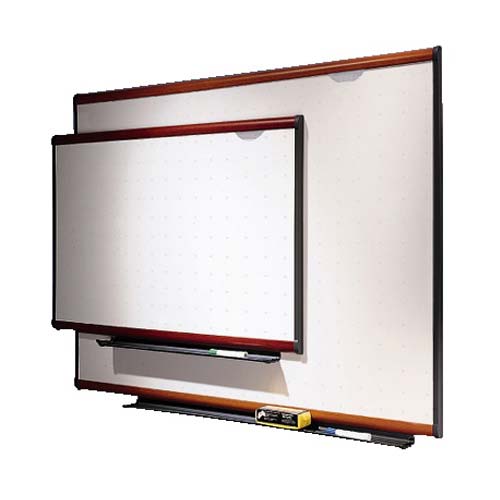 Quartet Prestige Total Erase 95" x 48" Mahogany Frame Board