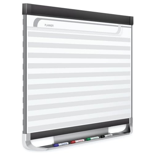 Quartet Prestige2 3' x 2' Magnetic Porcelain Horizontal Planner White Board - PP132P2