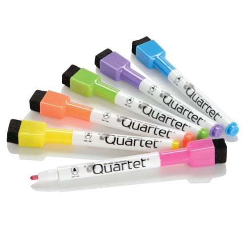 Quartet ReWritables Magnetic Mini Dry-Erase Markers (Assorted) 6pk - 0.675 (Discontinued)