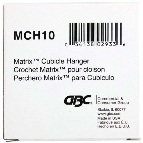 Quartet Set Of 2 Cubicle Partition Hangers - MCH10