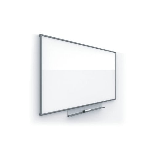Quartet Silhouette Porcelain 85" x 48" Magnetic Whiteboard With Charcoal Aluminum Frame
