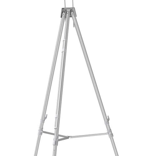 Quartet Silver Aluminum Heavy-Duty Telescoping Easel - 55E