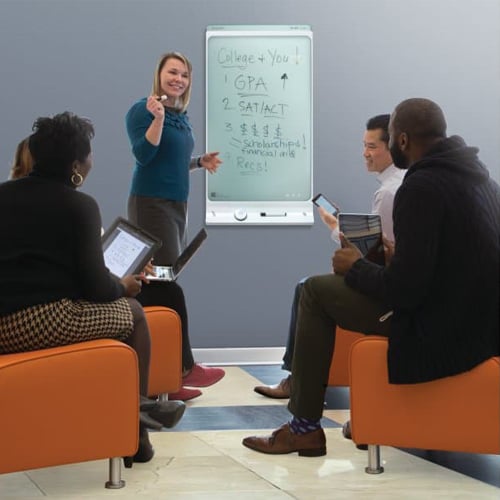 Quartet SMART kapp 42 Digital Dry-Erase Glass Board with White Frame - QRT-SK5234