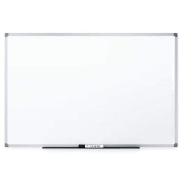Quartet Standard DuraMax Porcelain 4' x 3' Whiteboard with Silver Frame - 85516