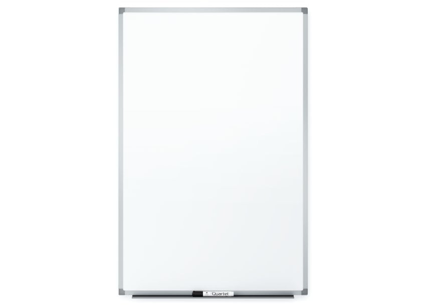 Quartet Standard DuraMax Porcelain 3' x 2' Whiteboard with Silver Frame - 85515