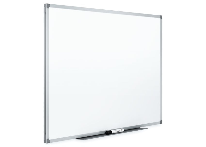 Quartet Standard DuraMax Porcelain 8' x 4' Whiteboard with Silver Frame - 85518