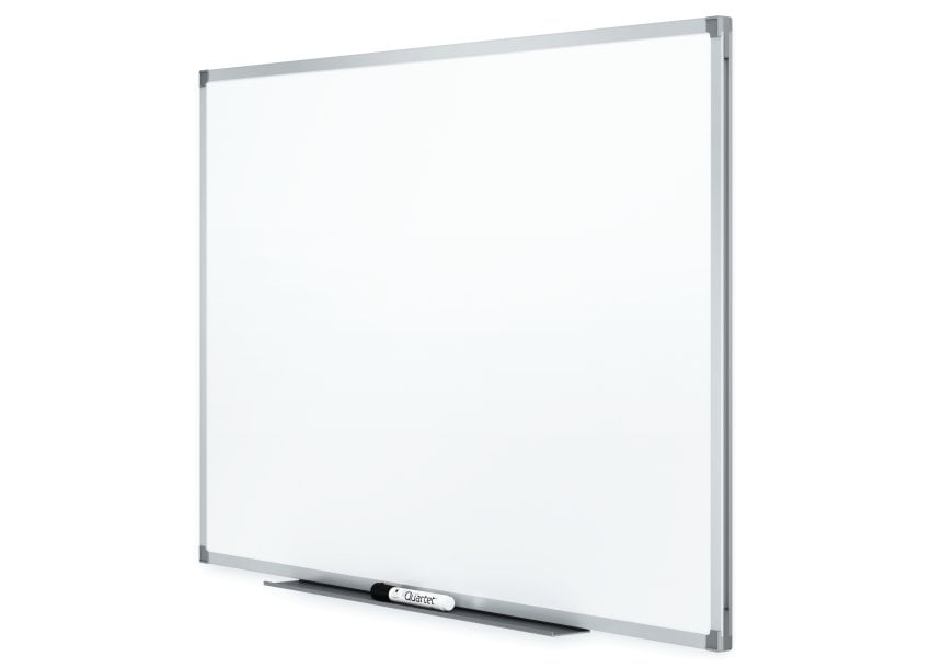 Quartet Standard DuraMax Porcelain 8' x 4' Whiteboard with Silver Frame - 85518