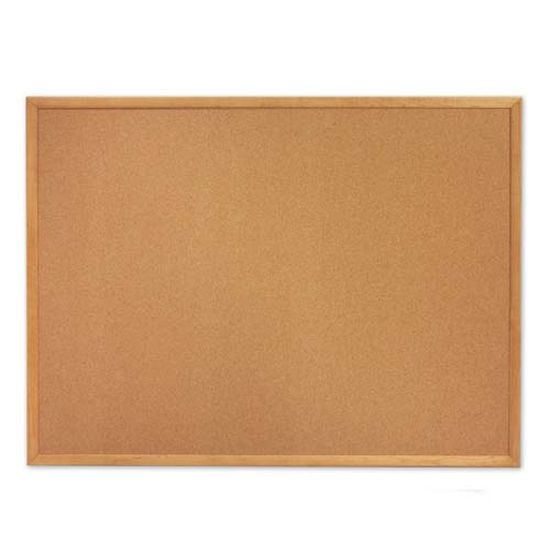 Quartet Standard Cork Bulletin Boards with Oak Frame
