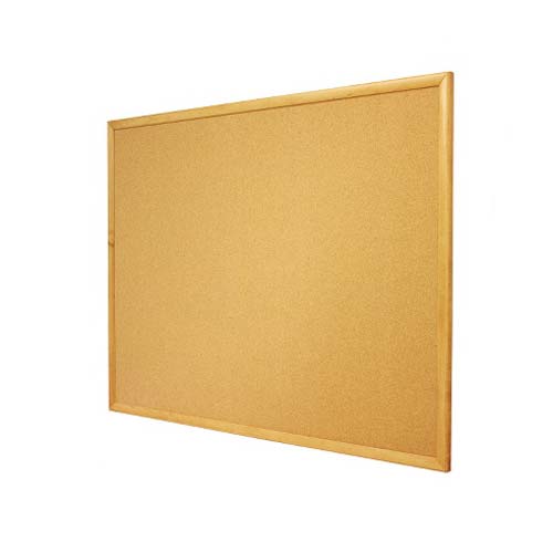 Quartet Standard Cork Bulletin Boards with Oak Frame