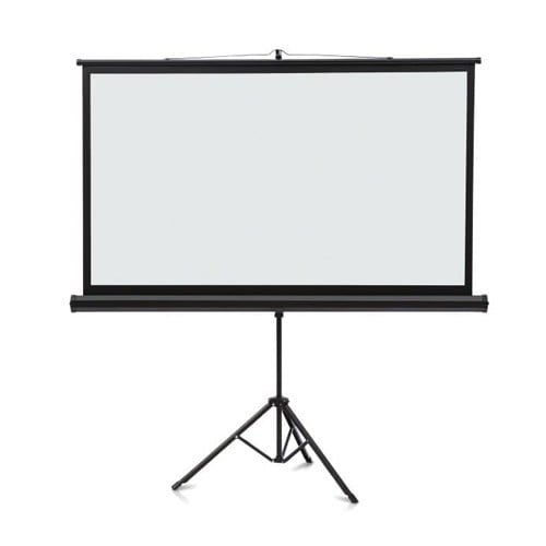 Quartet Wide Format Projection Screen - Tripod Base