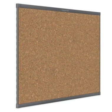 Quartet Prestige Magnetic Cork Bulletin Boards with Graphite Frame