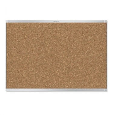 Quartet Prestige Magnetic Cork Bulletin Boards with Silver Frame