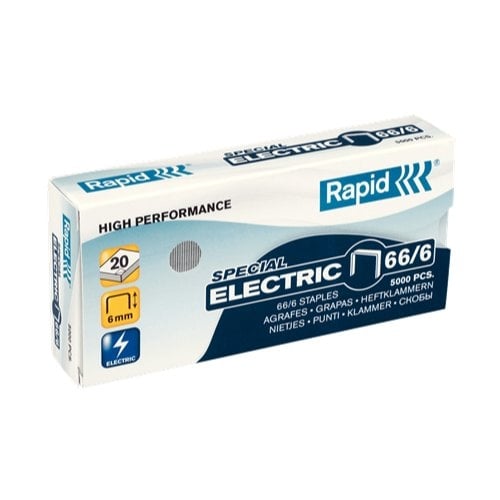 Rapid 66/6 Electric Strong Staple - 5000/Box