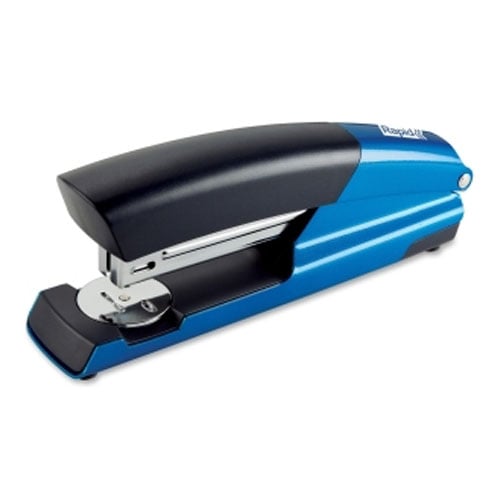Rapid Wild Color Series Blue/Black Desktop Stapler with Staple Remover - RPD29017