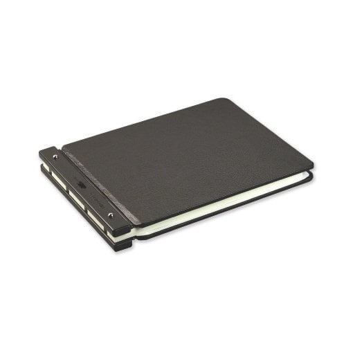 Raven Black 9" x 11" Vinyl-Guarded Post Binders 2pk - W241-40NA