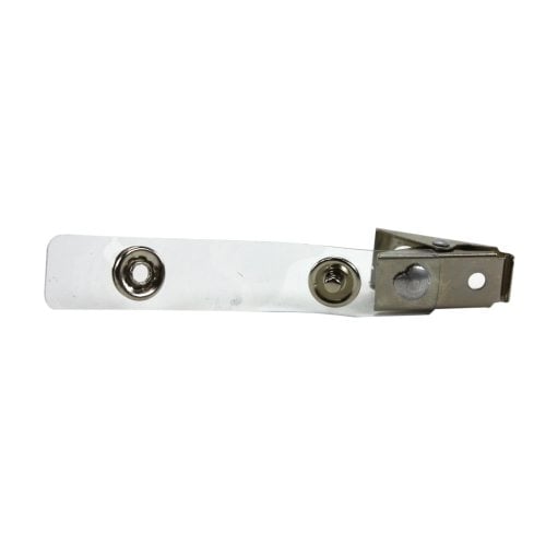 Recyclable 2-Hole Smooth-Face Strap Clips - 100pk