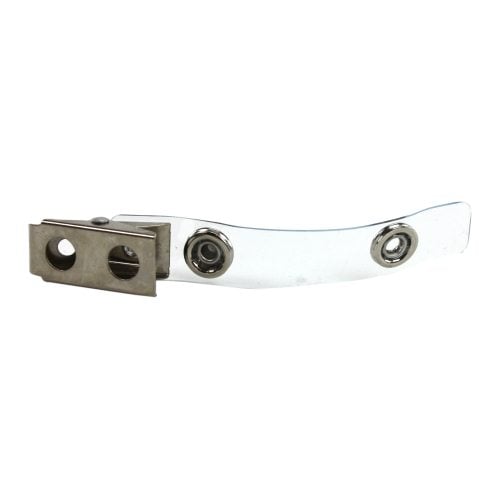 Recyclable 2-Hole Smooth-Face Strap Clips - 100pk
