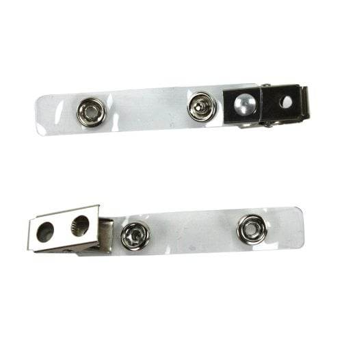 Recyclable 2-Hole Smooth-Face Strap Clips - 100pk