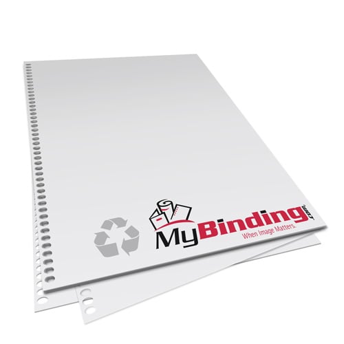 24lb 4:1 Coil 44-Oval Hole Pre-Punched Recycled Binding Paper