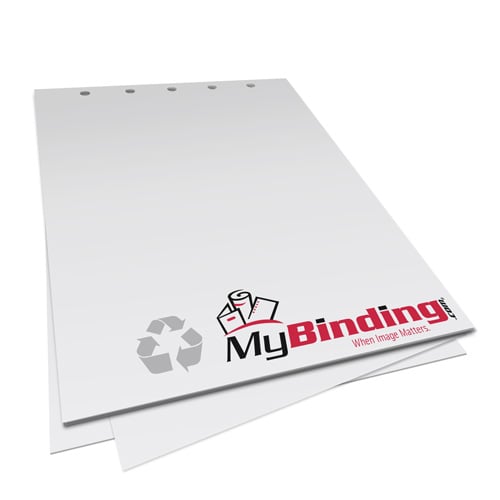 20lb 8.5" x 11" 5 Hole Top Recycled Punched Paper - 500 Sheets