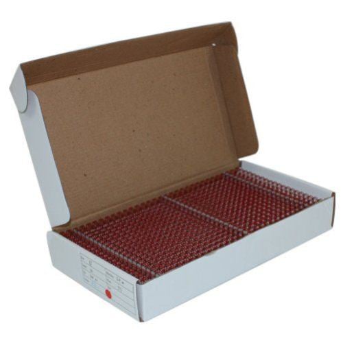 Red 1/4" 3:1 Pitch Twin Loop Wire - 100pk