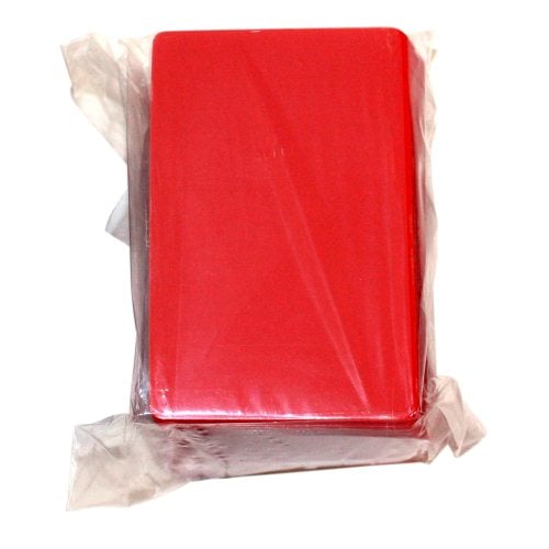 Red 10mil Credit Card Laminating Pouches - 100pk