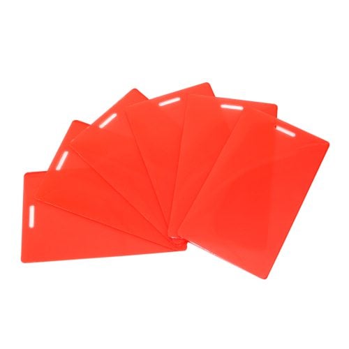 Red 10mil Luggage Tag With Slot Laminating Pouches - 100pk