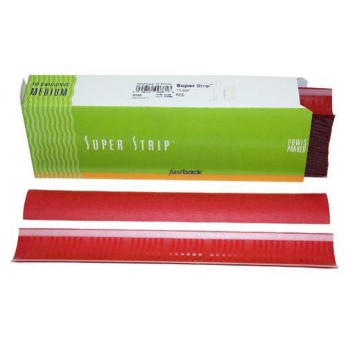 Red 11" Medium Powis Parker Fastback Super Strips (400/Case) - 56MFBRED