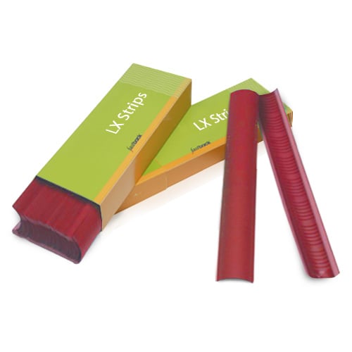 Red 11" Medium Powis Parker Fastback LX Strips - 100/Box