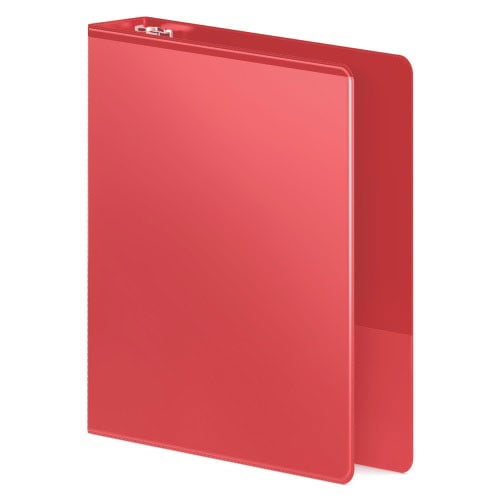 Wilson Jones Red Heavy Duty Round Ring View Binders