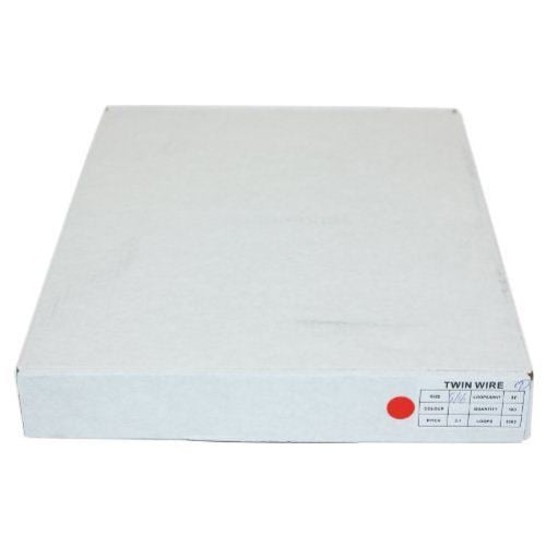 Red 5/16" 3:1 Pitch Twin Loop Wire - 100pk