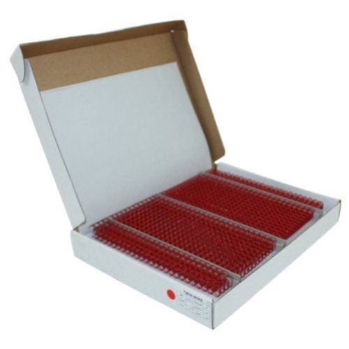 Red 5/16" 3:1 Pitch Twin Loop Wire - 100pk