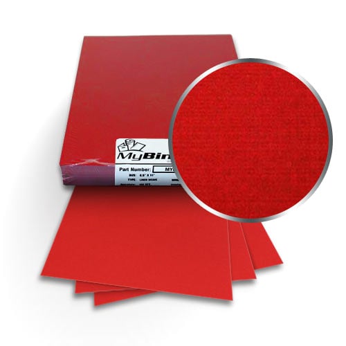 Red Linen A4 Size Binding Covers - 100pk
