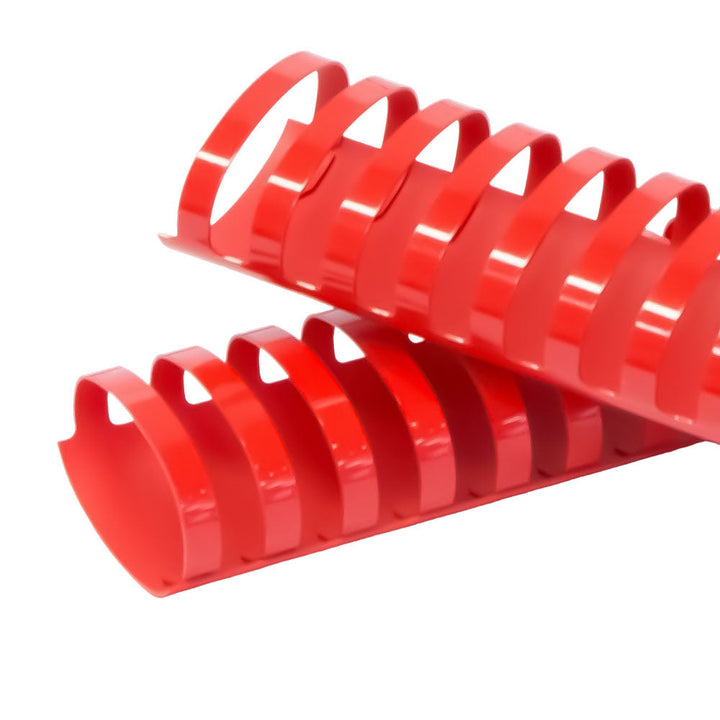 2" Red Plastic Binding Combs - 40pk