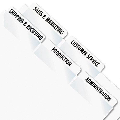 Redi-Tag White Laser Printable Index Tabs - 1pk (300 Tabs/Pack)