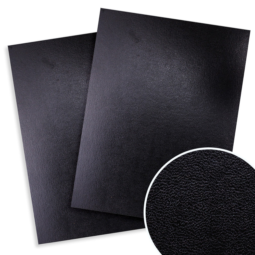 Black 5.5" x 8.5" Regency Leatherette Vinyl Covers - 100pk