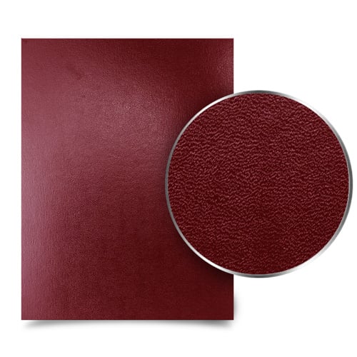 Maroon 8.5" x 11" Regency Leatherette Vinyl Covers [Unpunched] - 100pk