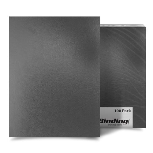 Dark Gray 6" x 9" Regency Leatherette Vinyl Covers - 100pk