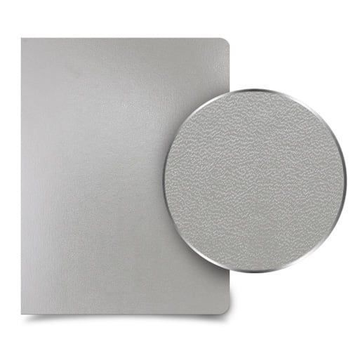 Light Gray 8.75" x 11.25" Regency Leatherette Vinyl Covers - 100pk