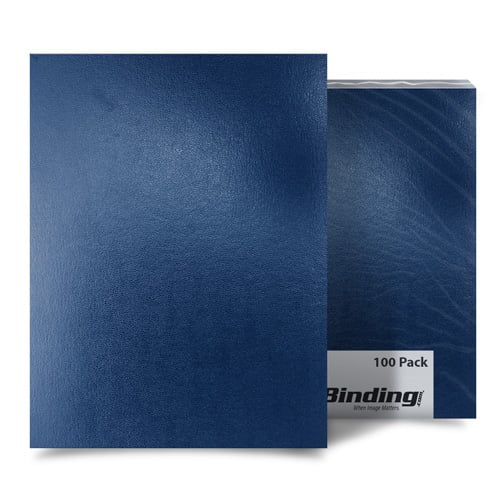 Royal Blue/Navy A4 Size Regency Leatherette Vinyl Covers - 100pk