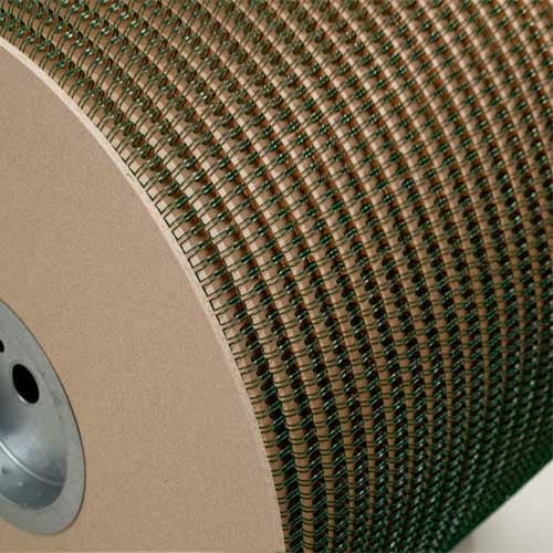 Wire-O 1" Green 2:1 Pitch Double Loop Ring Wire Spool (4600 Loops)