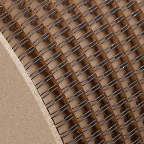 Wire-O 7/8" Gray 2:1 Pitch Double Loop Ring Wire Spool  (5150 Loops)