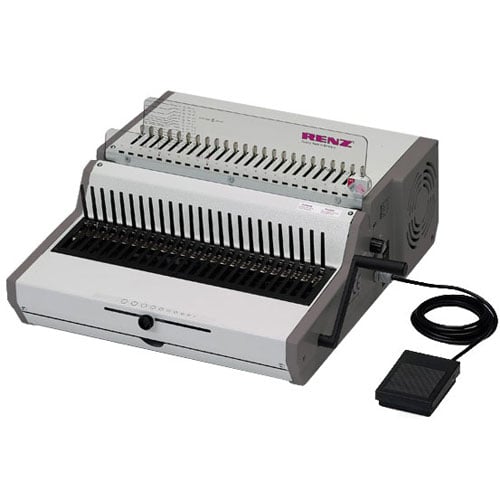 Refurbished Renz Combi E Electric Plastic Comb Binding Machine
