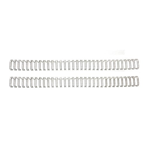 Renz Premium 1/2" Silver 3:1 Twin Loop Ring Wire - 100pk