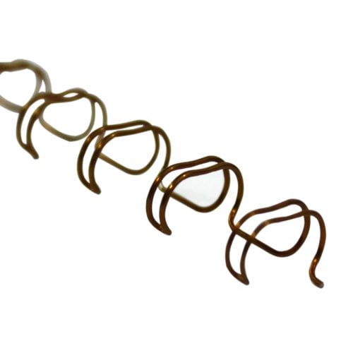 Renz Premium 1/4" Bronze 2:1 Twin Loop Ring Wire - 100pk