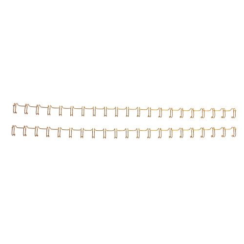 Renz Premium 1/4" Bronze 2:1 Twin Loop Ring Wire - 100pk