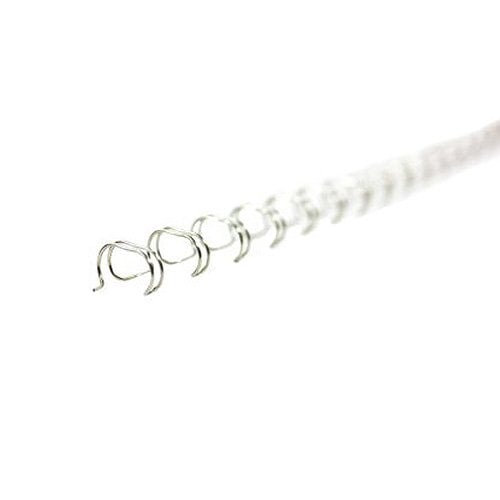 Renz Premium 1/4" Silver 2:1 Twin Loop Ring Wire - 100pk